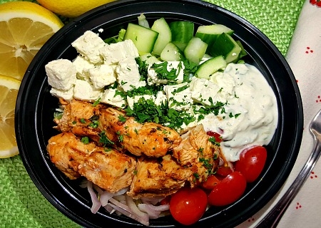 Souvlaki Rice Bowl